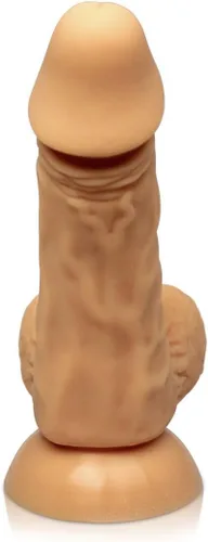 Miniatura 3 de Healthy Vibes Seductive Dildo - Consolador de silicona con textura de vena perfecto para principiantes - Base de succión - Sin látex ni ftalatos - 6