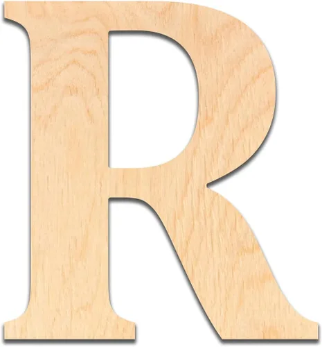 Miniatura 29 de Ampersand - Letras de madera de 6 pulgadas de alto, abedul báltico de 1/4 de pulgada de grosor, decoración de bricolaje pintable, letreros