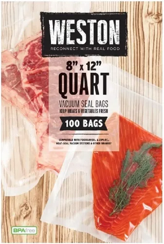 Miniatura 11 de Bolsas de sellado al vacío Weston para alimentos, de 2 capas y 3 mm de grosor, para NutriFresh, FoodSaver y otros sistemas de termosellado