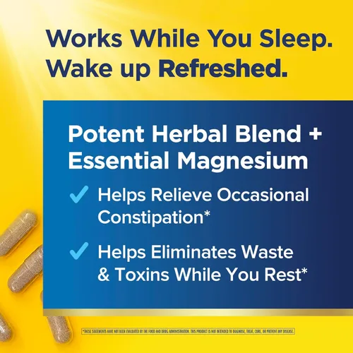 Miniatura 2 de Renew Life Cleanse More fórmula herbal con magnesio para aliviar el estreñimiento ocasional durante la noche; ayuda a promover la eliminación