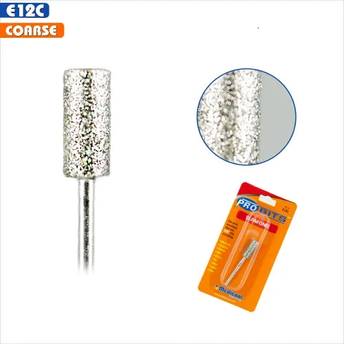 Miniatura 3 de Medicool Broca de herramienta de uñas para limar y dar forma a barril de diamante E12C