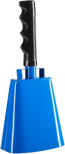 Miniatura 4 de Blue Panda Cencerros para eventos deportivos, cencerro azul de 9.5 pulgadas con asa, paquete de 2 – Hacedores de ruido deportivo para fútbol y fútbol