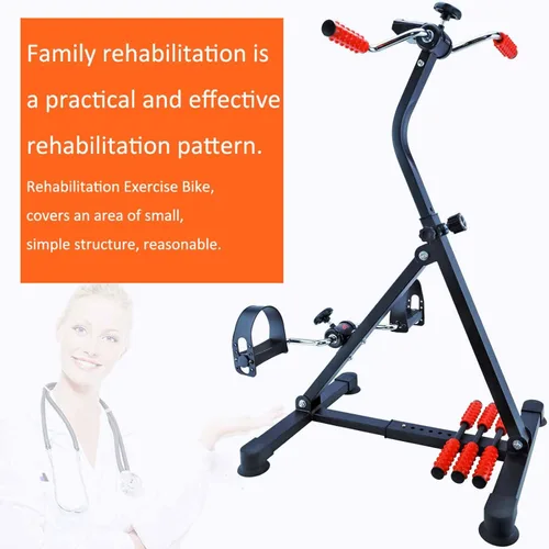Miniatura 5 de Bicicleta Ejercitadora de Pedales para Manos, Brazos, Piernas y Rodillas, Pedaleador de Equipo de Fitness Ajustable para Personas Mayores, Ancianos