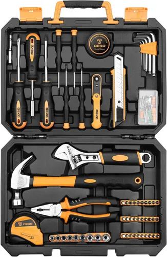 Miniatura 7 de DEKOPRO - Llave de zócalo para reparación automática 168 piezas