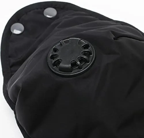 Miniatura 4 de JXGSGOGO Gorro de invierno cálido con máscara Ushanka, Negro, L