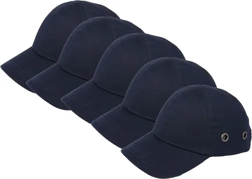 Miniatura 10 de Zojo Gorra de béisbol con 5 unidades, reflectante, transpirable, ligera, gorra de seguridad para hombres y mujeres 5PCS-sarga naranja neón