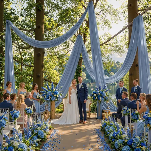 Miniatura 18 de Cortina de techo beige de 10 x 40 pies para fiestas de boda – 2 paneles sin arrugas de 40 pies de largo cortinas drapeadas para bodas, cumpleaños