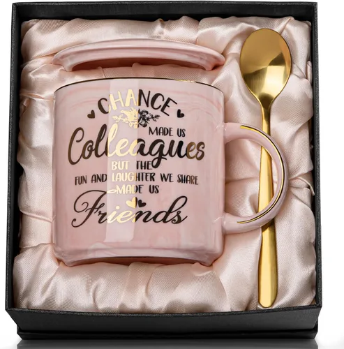 Regalos de despedida para compañeras de trabajo, Taza de café Colegas de Chance Made Us, Regalos divertidos de despedida para compañeras de trabajo,