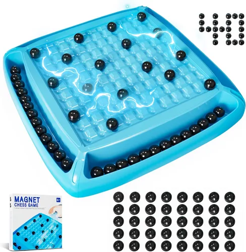 Juego de imán, juegos magnéticos de ajedrez, juegos de mesa para niños de 6 a 8 a 12 años, juegos de ajedrez magnéticos, juegos de mesa familiares