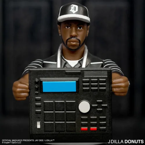 Miniatura 5 de Super7 J Dilla Donuts Portada del Álbum - Figura de Acción de J Dilla de 3.75" con Accesorios Coleccionables de Hip Hop y Juguetes Retro