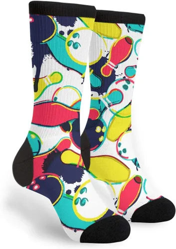 Miniatura 7 de Calcetines de tubo divertidos para hombres y mujeres, calcetines deportivos casuales para hombre y mujer