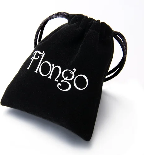Miniatura 4 de Flongo Pulsera vintage de acero inoxidable para hombre, con cruz negra, con texto en inglés