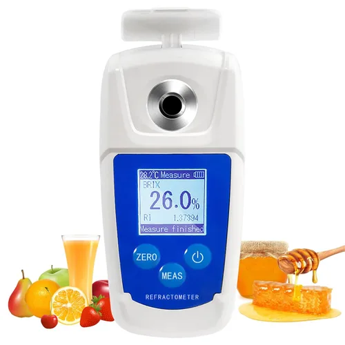 Miniatura 7 de Refractómetro digital Brix de alta precisión con ATC para prueba de contenido de azúcar 0-55% Brix Tester Brix Meter para agua potable Bebida Jugo