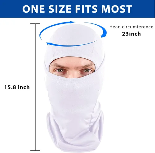 Miniatura 4 de SHEVERCH Máscara de esquí para hombres y mujeres, pasamontañas, transpirable, protección UV, fútbol, correr, montar en motocicleta, ciclismo