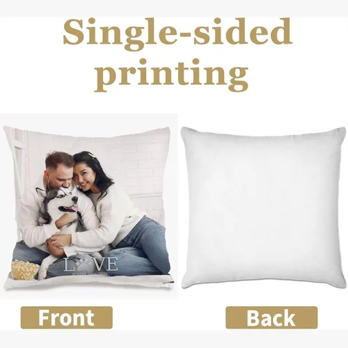 Miniatura 2 de Personalized Family Photo Pillow Case with one Image and Sentimental Text Adding Warmth to Your Home and offering a Beautiful idea