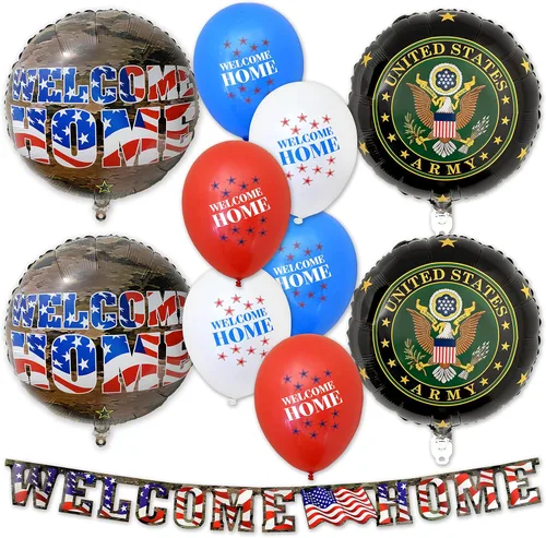 Miniatura 7 de Havercamp Fiesta oficial del ejército de los Estados Unidos para 16 invitados; incluye 16 platos de papel y servilletas de 9 pulgadas de largo