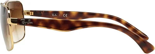 Miniatura 4 de Ray-Ban RB3483 - Gafas de sol cuadradas de metal para hombre