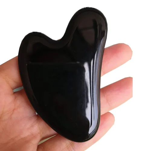 Miniatura 4 de Gua Sha Herramienta facial de acero inoxidable, tabla de masaje para relajación de spa en casa y cuidado diario de belleza herramienta de raspado