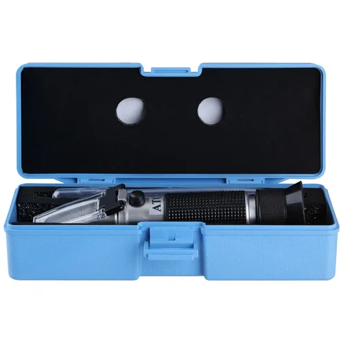 Miniatura 7 de Refractómetro Brix con ATC, hidrómetro Brix de mano 0-32% lector portátil de contenido de azúcar para frutas, juego de refractómetro sacarimétrico