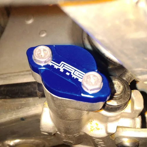 Miniatura 3 de Juego de Tapa CNC para Depósito de Líquido de Frenos Delantero y Trasero de Moto Compatible con YZ125 YZ250 YZ426F-450F 08-21 YZ250F 07-21 YZ125X