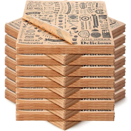 Miniatura 38 de 1000 piezas de hojas de papel encerado para delicatessen de 12 x 12 pulgadas, resistentes a la grasa, forros para bandejas canasta, papel de Blanco