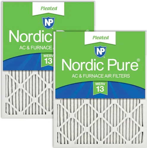 Miniatura 56 de Nordic Pure Filtros de aire para horno MERV 6 de 18 x 25 x 1 pulgadas (tamaño real: 17 1/2 x 24 1/2 x 3/4), color verde poliéster MERV 6, reduce