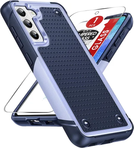 Miniatura 26 de LeYi Funda para Galaxy S21 FE-5G: Funda Samsung S21 FE con protector de pantalla, doble capa protectora de policarbonato duro y TPU suave Android