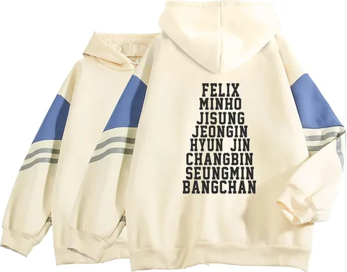 Miniatura 12 de JUNG KOOK SKZ Hoodie Hyunjin, Felix, Changbin, Bangchan Sweatshirt Shirt Skz Merch for Women