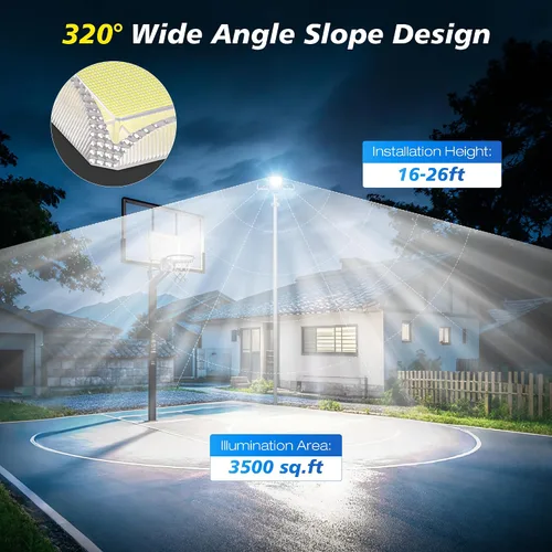 Miniatura 2 de OKPRO 20000 W grandes luces solares al aire libre impermeables, IP66 7000K 320 ° gran angular resistente 40000 mAh del atardecer al amanecer luces