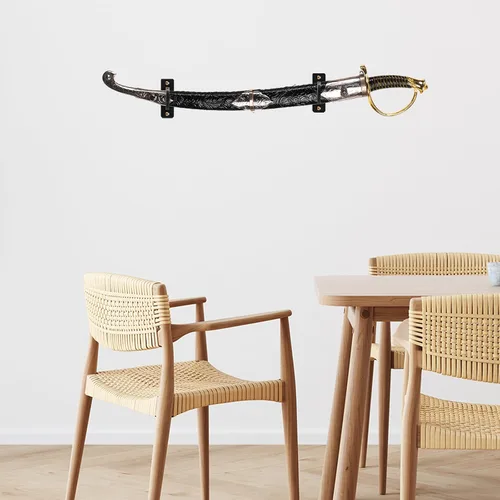 Miniatura 4 de uxcell Soporte de pared para espada, 1 juego de soporte de pared para sable de luz acrílico, soporte de pared para espada de sable de luz, soporte