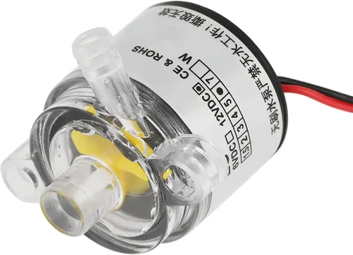 Miniatura 9 de 12V Mini sin escobillas DC grado alimenticio 6W sumergible para beber fuente exprimidor acuario, fuente, estanque de peces pequeño, sistema solar