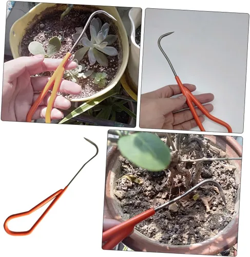 Miniatura 4 de Herramientas de Repot Herramienta de horquilla de desmalezadora de mano Herramienta de deshierbe para el hogar, herramienta de tracción Herramientas