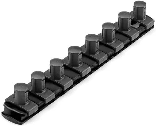 Miniatura 21 de TEKTON - Llave de tubo de 1/2 pulgada x riel de 33 cm con 10 clips (negro) OSR22210 Fabricado en EE. UU