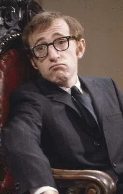 Woody Allen Vintage Rare Retrato Foto Original 1.378 in Transparencia Slide