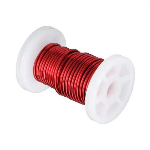 Miniatura 26 de BNTECHGO - Alambre magnético de 26 AWG, cable de cobre esmaltado para bobinado, 4 onzas, 0.0157 pulgadas de diámetro, 1 bobina de color rojo, Rojo 4
