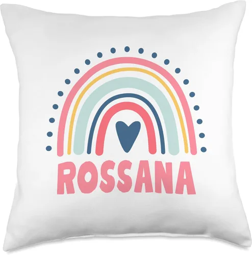 Miniatura 4 de Idea Regalo Personalizzata con Nome Gifts Idea Rossana Name Custom Woman Myth Legend - Almohada para fiesta de cumpleaños, 16 x 16 pulgadas