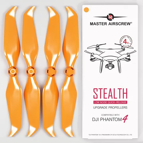 Miniatura 6 de Master Airscrew Hélices Stealth para DJI Phantom 4 - Negro, 4 piezas