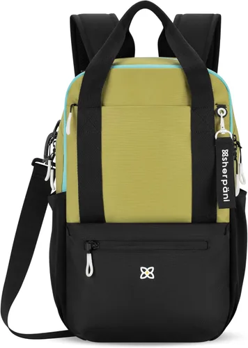 Sherpani Camden - Mochila convertible, bolsa de mano 3 en 1, mochila de viaje de 18 L, bolsa cruzada para mujer, bolsa cruzada, regalos de viaje,