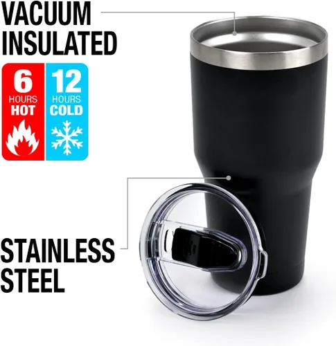 Miniatura 4 de Power Rangers Green Ranger Belt - Vaso de acero inoxidable de 30 onzas, taza de viaje para café, aislamiento al vacío y doble pared con tapa RANGER