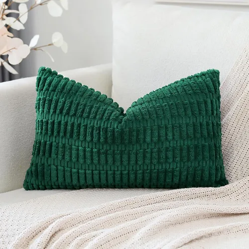 Miniatura 75 de OTOSTAR Fundas de Almohada Decorativas de Pana de 16 x 24 Pulgadas Súper Suaves Bohemias a Rayas Rectangulares Fundas de Cojín Modernas para Sofá