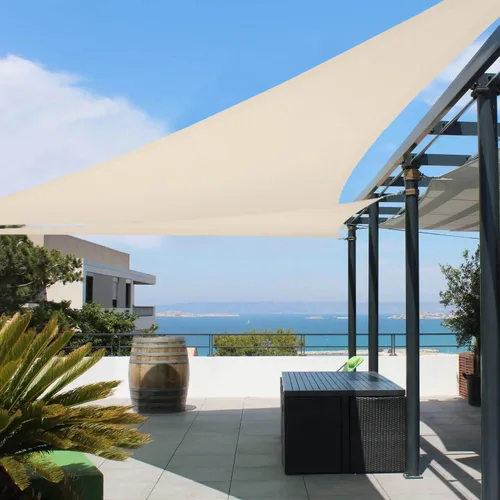 Miniatura 16 de Tronssien Toldo rectangular de 8 x 12 pies, toldo con bloqueo UV del 95% para patio y jardín al aire libre, actividades en el patio