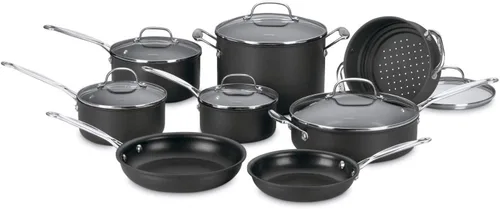 Miniatura 4 de Juego de ollas Cuisinart Chef's Classic™ antiadherentes con anodizado duro, 11 piezas
