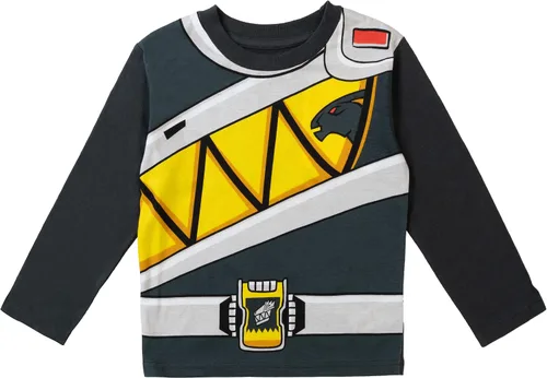 Miniatura 4 de Power Rangers Blue Ranger Red Ranger Zach Paquete de 3 camisetas de cosplay para niños pequeños a niños pequeños