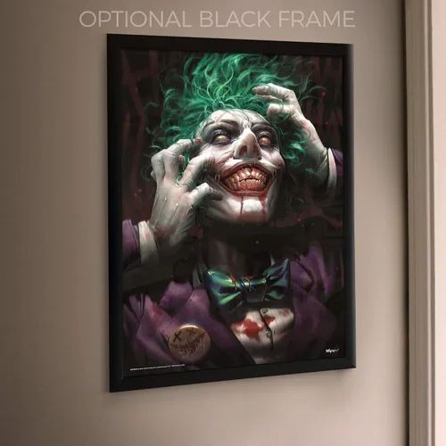 Miniatura 6 de MIGHTYPRINT DC Comics – Joker – DCeased Zombie Attack – Arte de pared duradero de 17 x 24 pulgadas – NO hecho de papel – Coleccionable con licencia