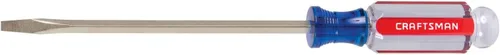 CRAFTSMAN Destornillador de acetato ranurado de cabeza plana de 3/16 pulgadas x 6 pulgadas