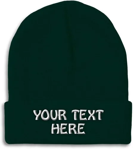 Miniatura 26 de Gorro de invierno para hombres y mujeres, gorro de acrílico con texto personalizado personalizado