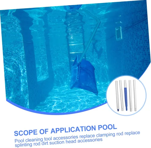 Miniatura 8 de UPKOCH 1 Unidades De Reemplazo De La Hebilla De La Varilla De Aspiradoras Accesorio De La Extensión De Poste De La Piscina Poste De Vacío De La