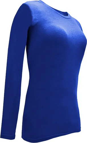 Miniatura 134 de Natural Uniforms Camiseta Under Scrub para mujer, cuello redondo, manga larga, paquete de 3, paquete múltiple de 3