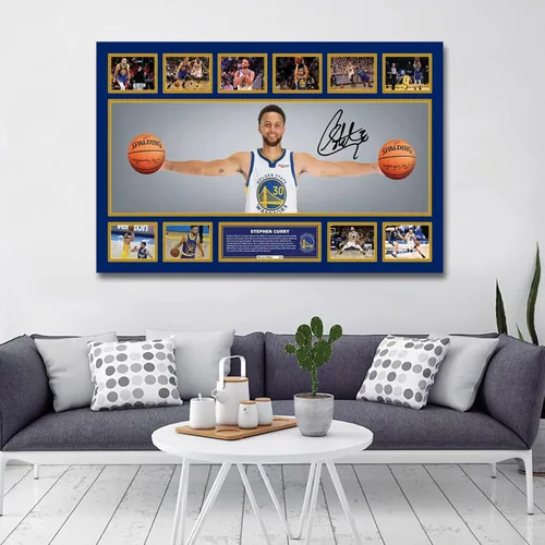 Miniatura 64 de Póster firmado de la superestrella de baloncesto Victor Wembanyama para niños, para la habitación de los fanáticos, decoración de pared, pósteres