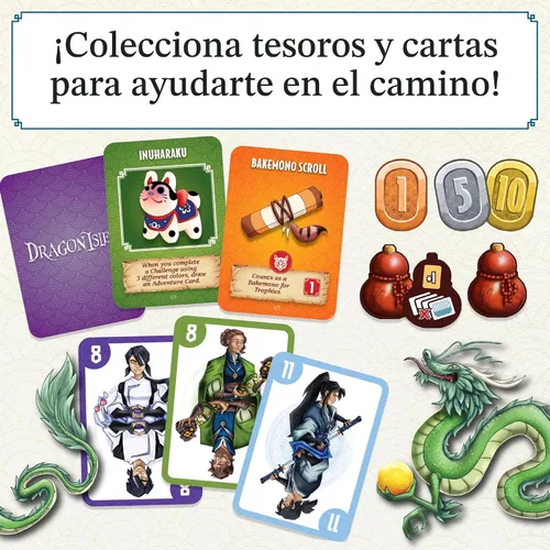 Miniatura 7 de DragonIsles – Juego de mesa de aventura familiar de fantasía para 2-5 jugadores, a partir de 10 años – ¡Un viaje de tierras lejanas y fortunas!